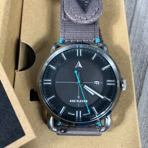 One eleven Solar SW11 Watch Blue 41.5mm Sustainable Recycled material Fossil